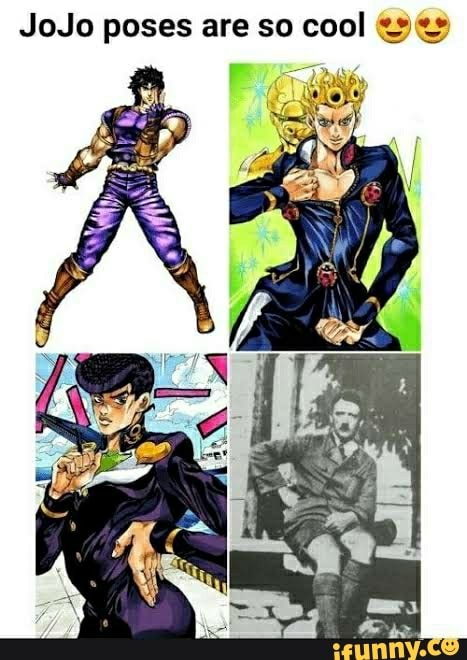 Anime winter with a jojo pose are so cool - iFunny