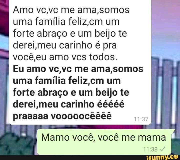 Minha FAMÍLIA me ama