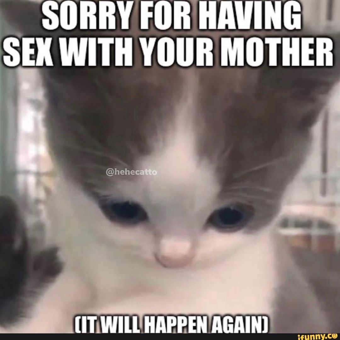 SORRY FOR HAVING SEX WITH YOUR MOTHER @hehe CIT WILL HAPPEN AGAIN] - iFunny  Brazil