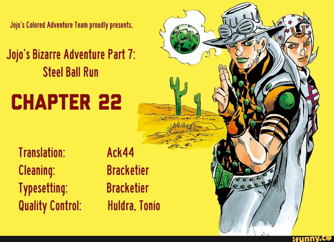 JoJo's Bizarre Adventure Part 7 - Steel Ball Run [Official Colored