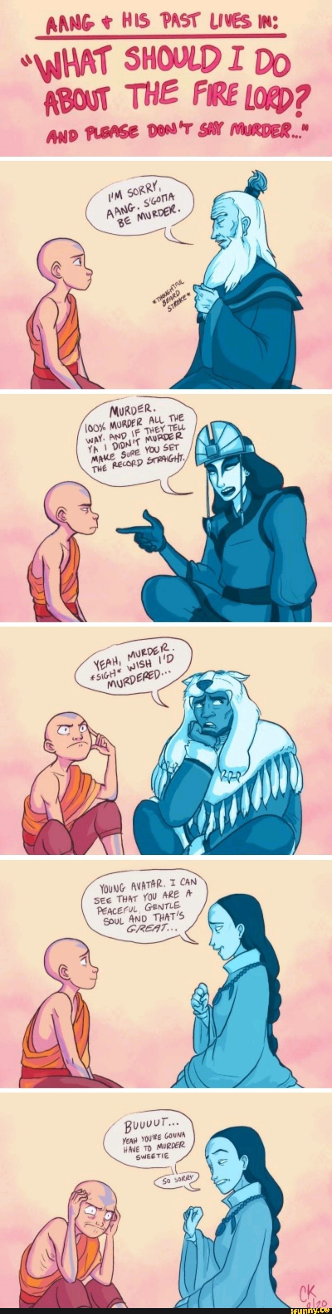 Aang Sees Past Avatars, Aang Sees Past Avatars