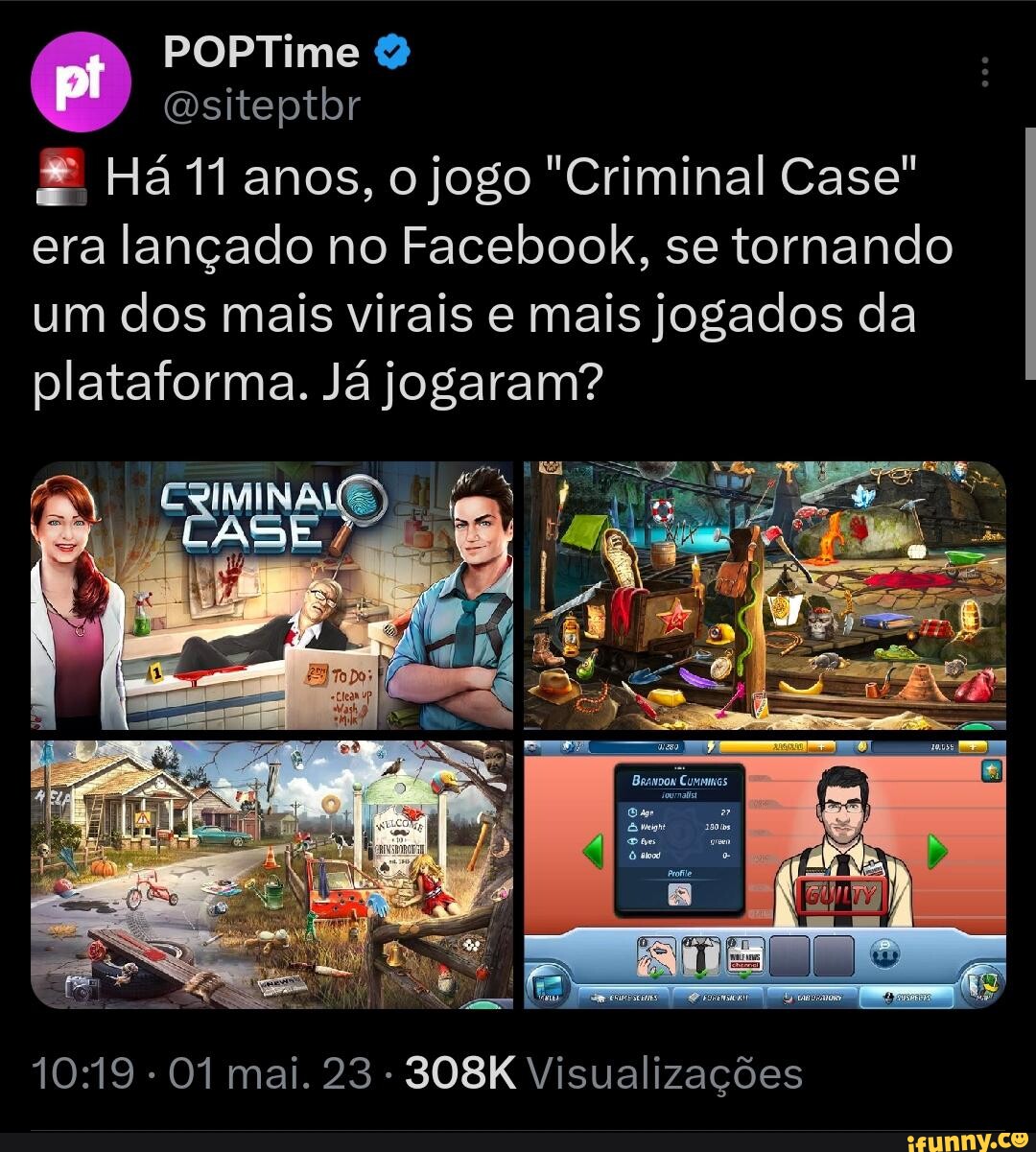 Como jogar Criminal Case, o game de sucesso do momento no Facebook