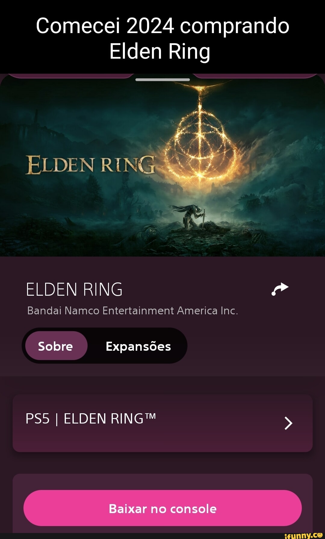 Bandai Namco Entertainment Elden Ring (PS5)