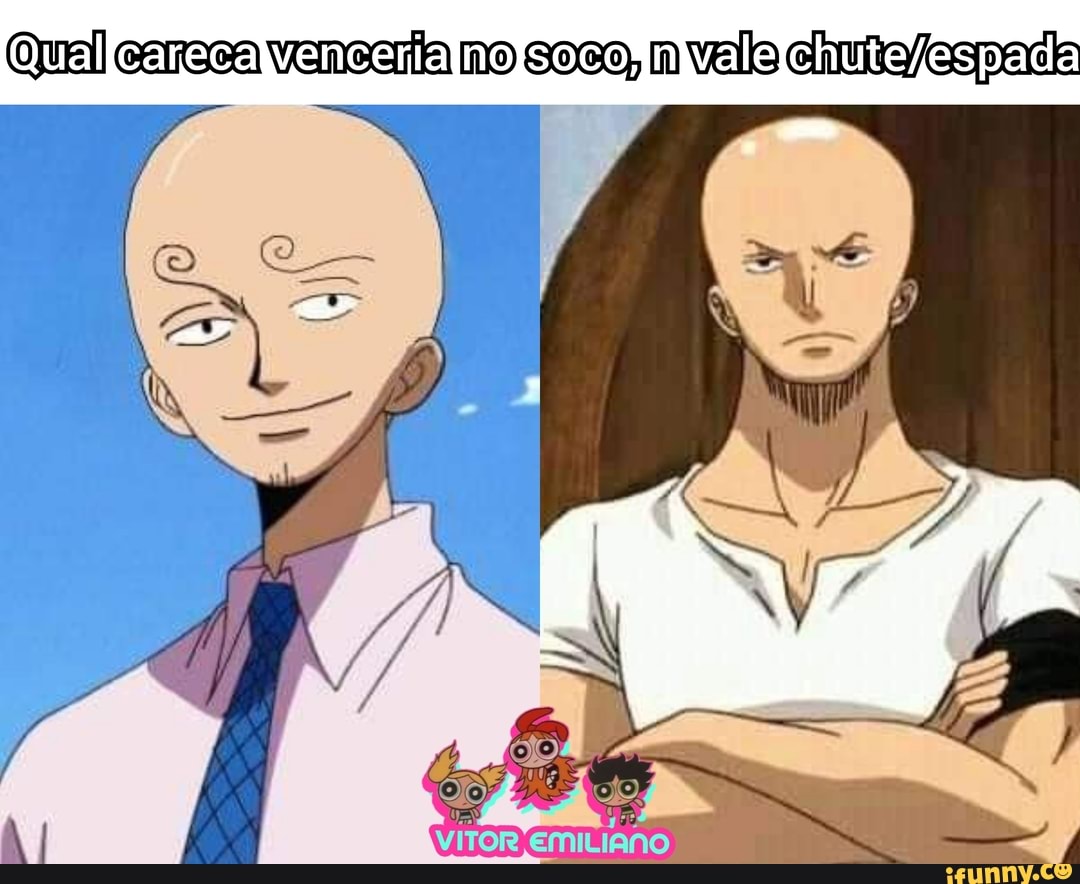 Aquele personagem careca que usa as habilidades pra Coniator 0 mal - iFunny  Brazil