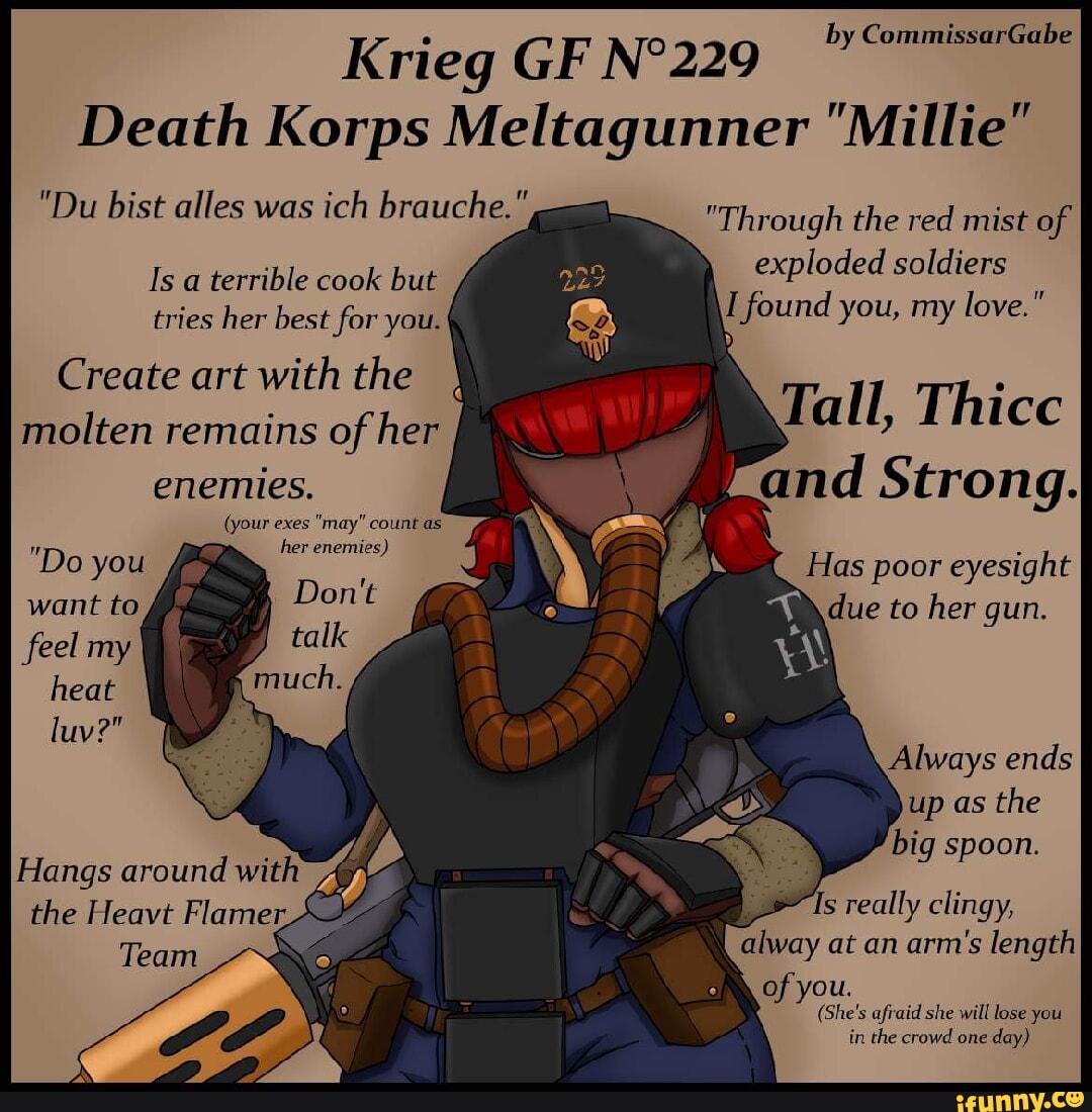 Krieg GIF Death Korps Meltagunner 