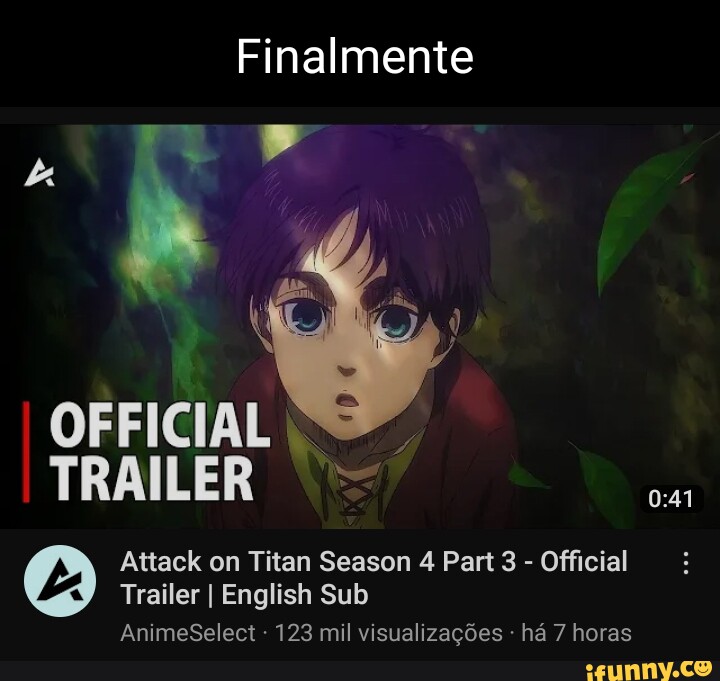 Attack on Titan: Parte 3 irá ao ar como um especial de uma hora