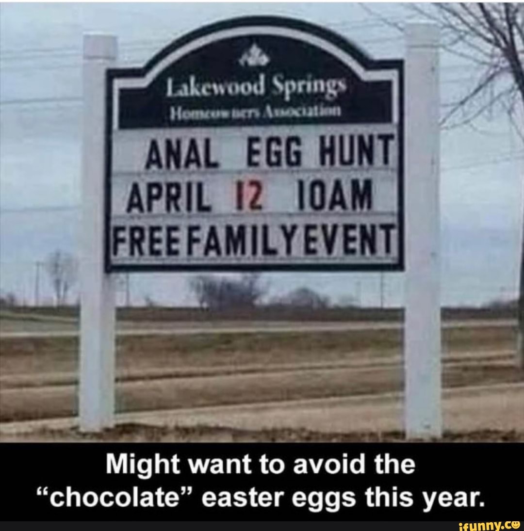 Anal egg hunt
