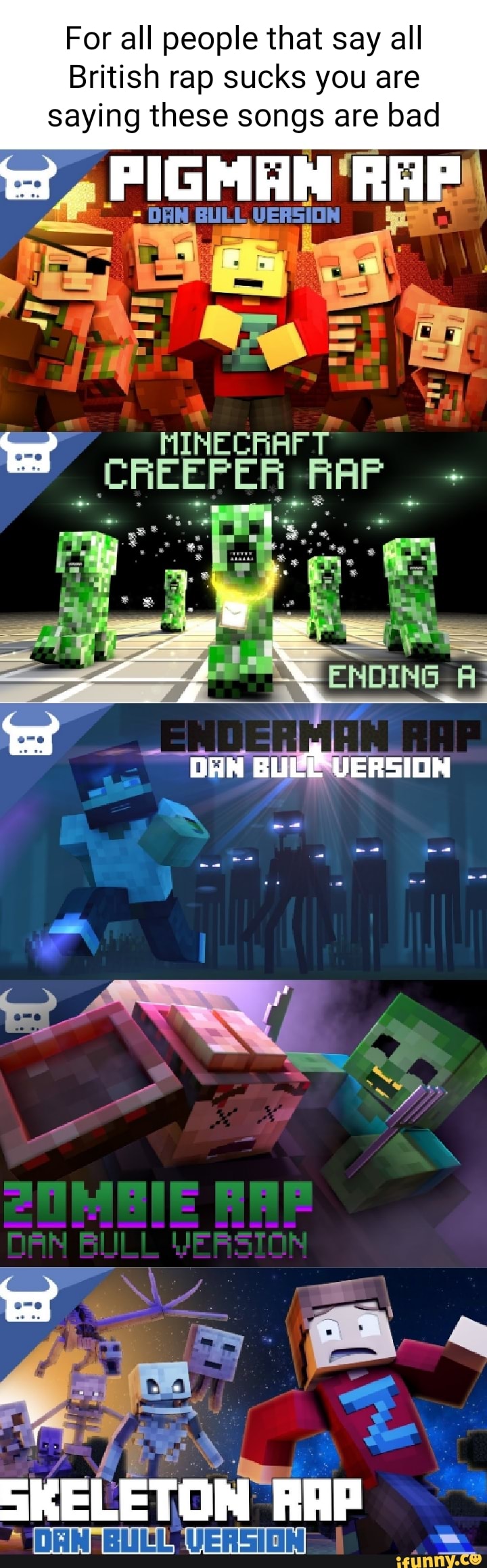 MINECRAFT CREEPER RAP, Dan Bull