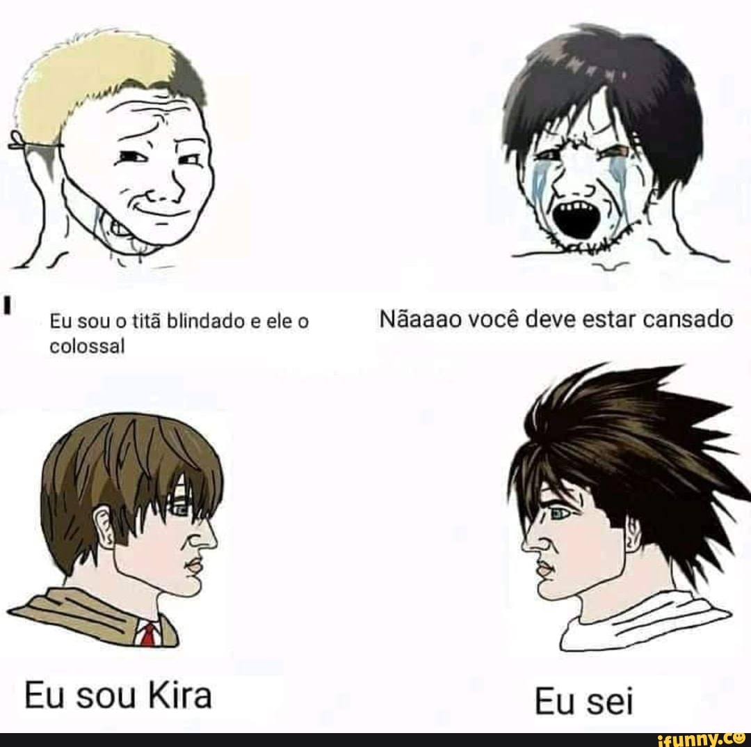 Shingeki No Kyojin - Eu sou o titã encouraçado, e ele é o