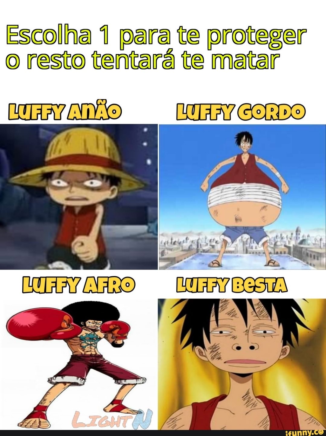 TE CONVIDO A MARATONAR ONE PIECE COMIGO E TODA VEZ QUE O LUFFY FALAR GENTE  SE BEIJA. - iFunny Brazil