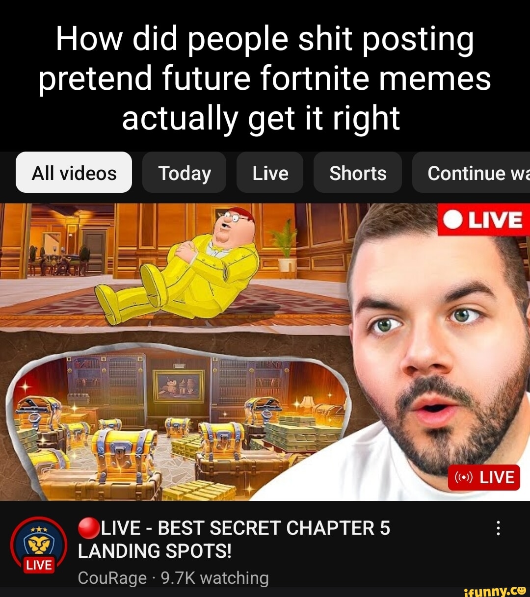 How did people shit posting pretend future fortnite memes actually get it  right All videos Today