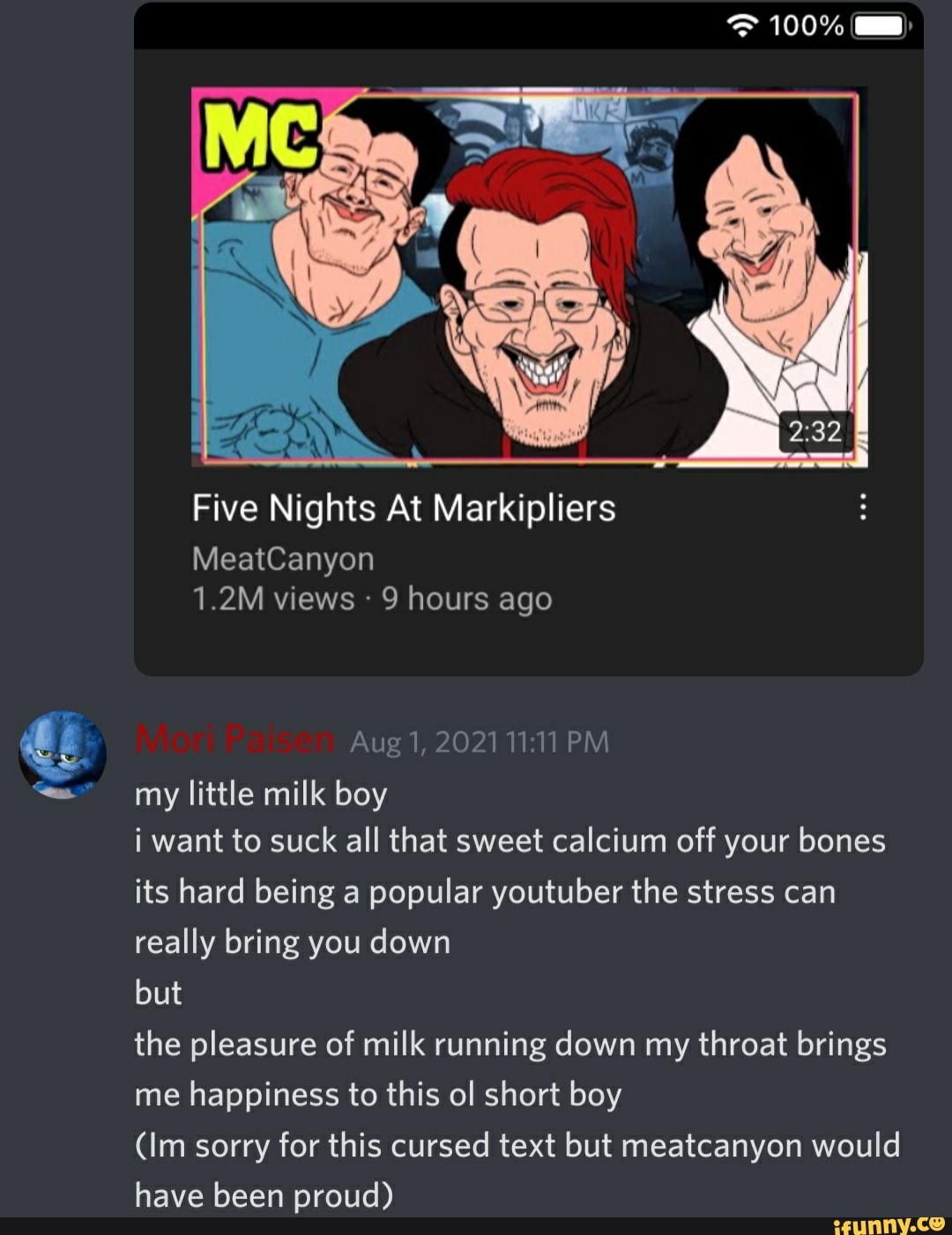 100 Five Nights At Markipliers MeatCanyon 1.2M views 9 hours ago at