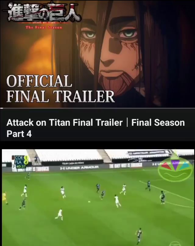 Ocê está preparado? FATOSDE SCONHECIDOS COM BR Attack on Titan não terá um  final feliz Os personagem Uevilgente? - iFunny Brazil