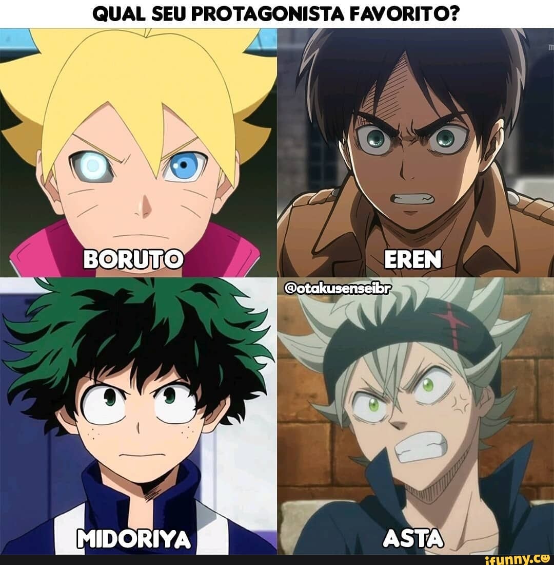 Qual o seu protagonista de anime?