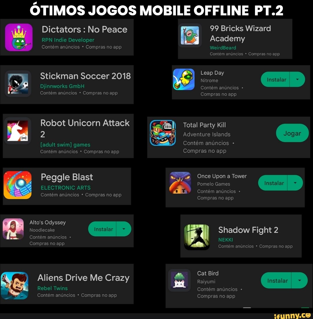 Jogos offline para jogar na escola - iFunny Brazil