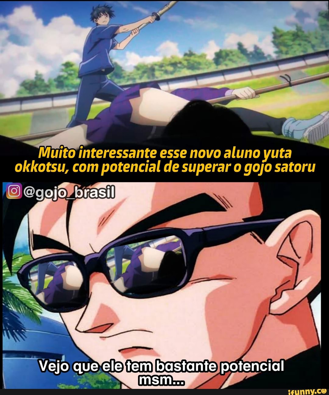 Obrigado pela homenagem anime! Nota 10! de 21:44 01 jul 19 Twitter for  Android - iFunny Brazil