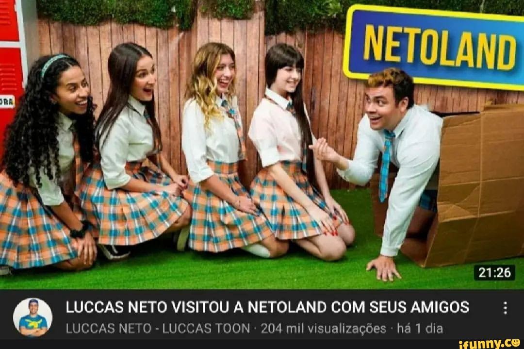 Ii Luccas Neto Visitou A Netoland Com Seus Amigos Luccas Neto Luccas