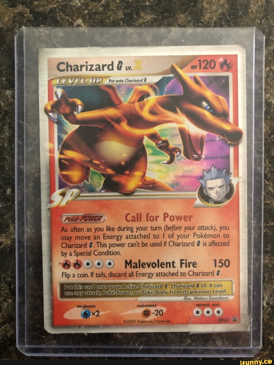 Charizard @ w. wl20 id, Pe Call for Power 'often as you like