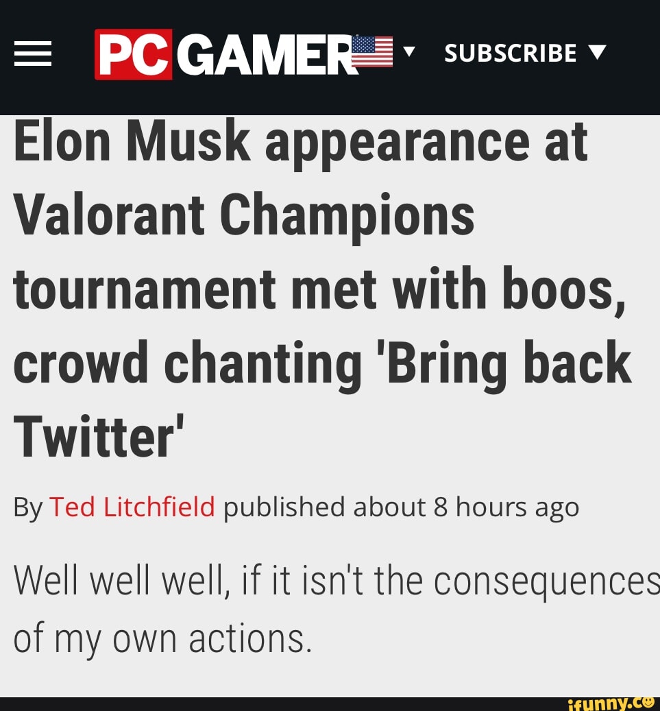 Crowds Chanted 'Bring Back Twitter' and Booed Musk at a Tournament