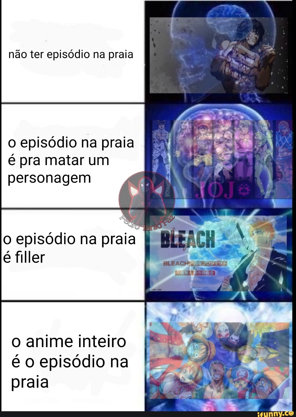 Episodios Fillers em cada anime - iFunny Brazil