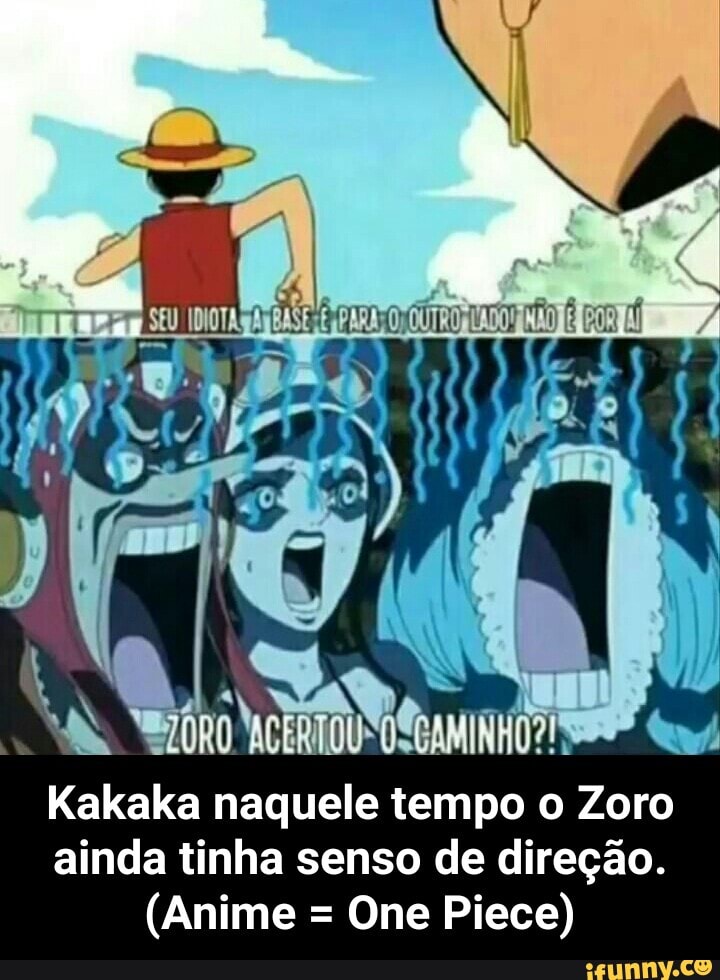 Fãs de one piece fãs de one piece explicando o po falar zoro sola é tão  engraçado a ponto daales penamarem em tada n meme - iFunny Brazil