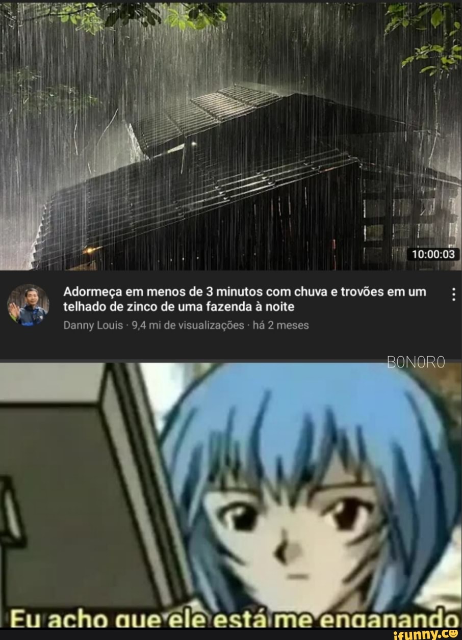 Momento triste em anime: *existe* chuva: É pra mim? - iFunny Brazil
