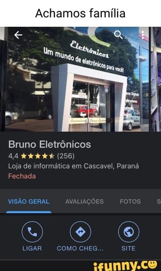  o site da família e a maior loja de Informática do Brasil