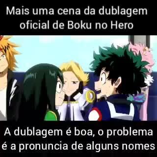 A dublagem de MY HERO ACADEMIA (BOKU NO HERO) 