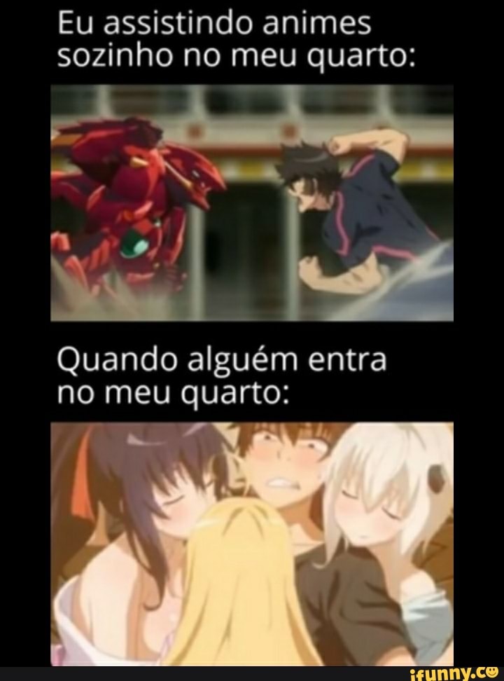 SOZINHOS NO QUARTO ( ͡° ͜ʖ ͡°) - ZUEIRA ANIME 