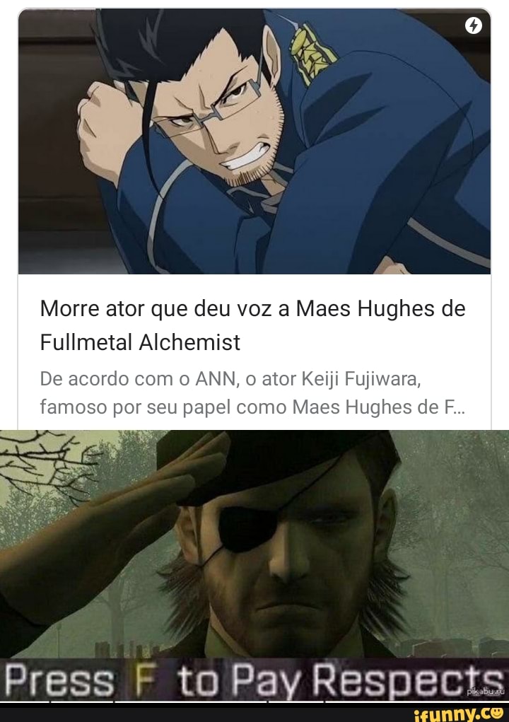 Fullmetal Alchemist - Press F to pay respects