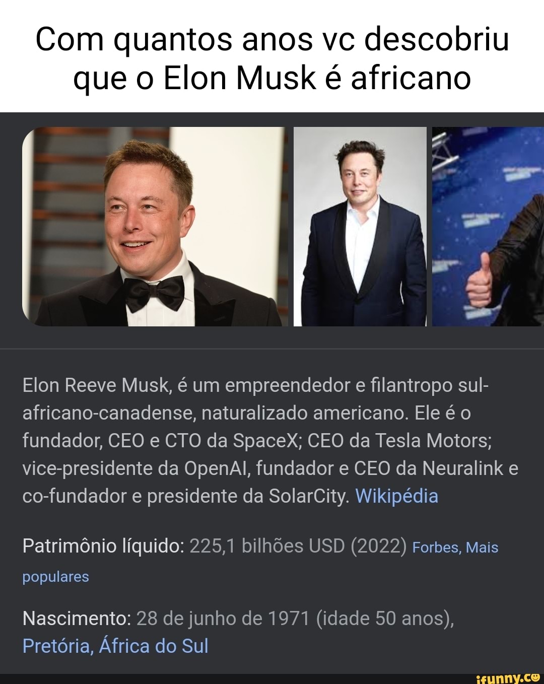 Elon Reeve Musk - A Terra é Redonda