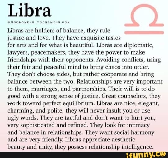 Libra OMOONOMENS MOONOMENS com Libras are holders of balance they