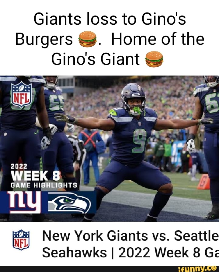 New York Giants vs. Seattle Seahawks  2022 Week 8 Game Highlights 