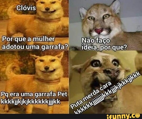 Os caras no Face postando meme e o bagulho do IFunny ali: Lia