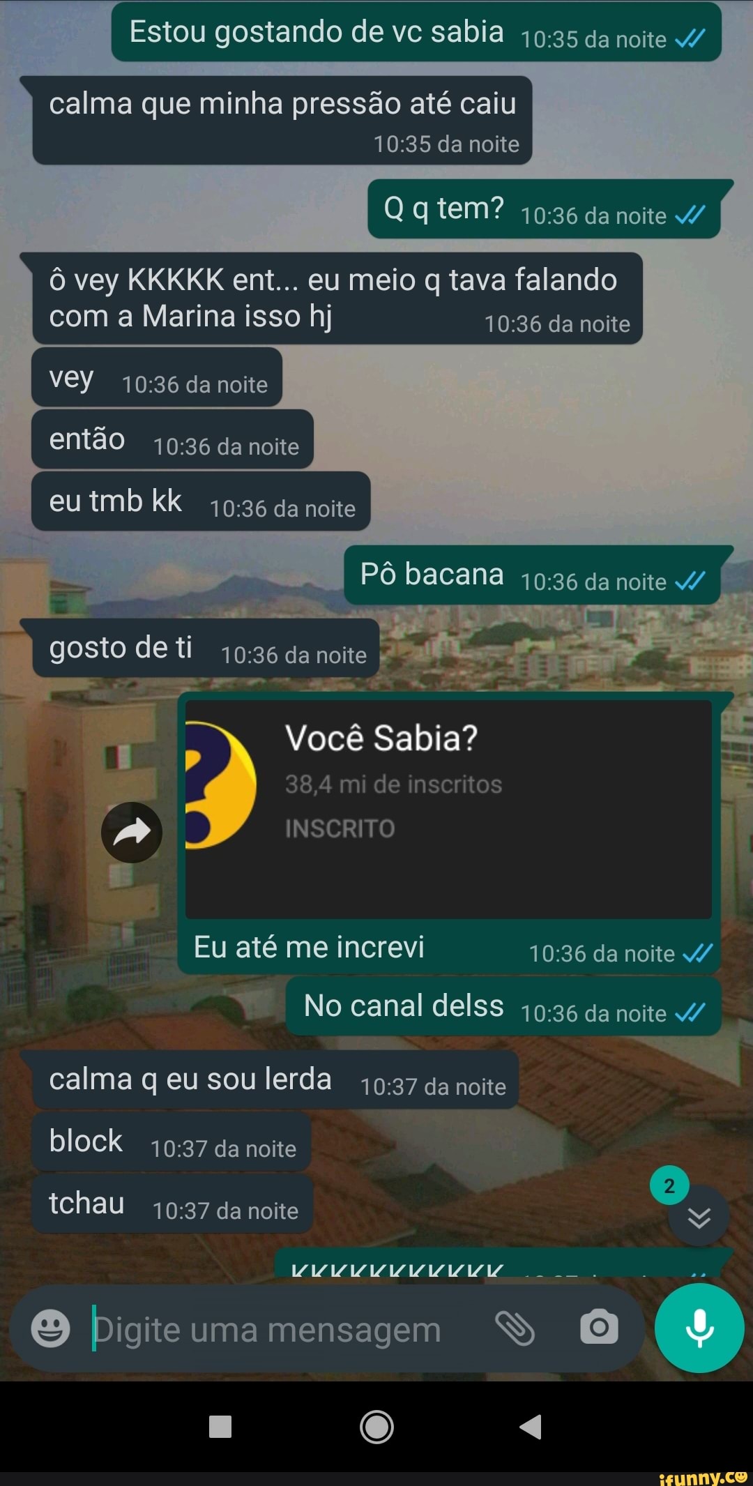 Calma calma, eu sabia que tava faltando, mas 1 min é complicado KKKKKK