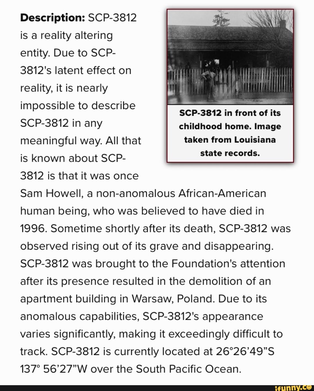 SCP 3812