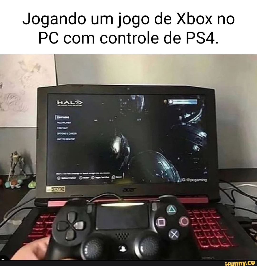 Jogando um jogo de Xbox no PC com controle de XXX - iFunny Brazil