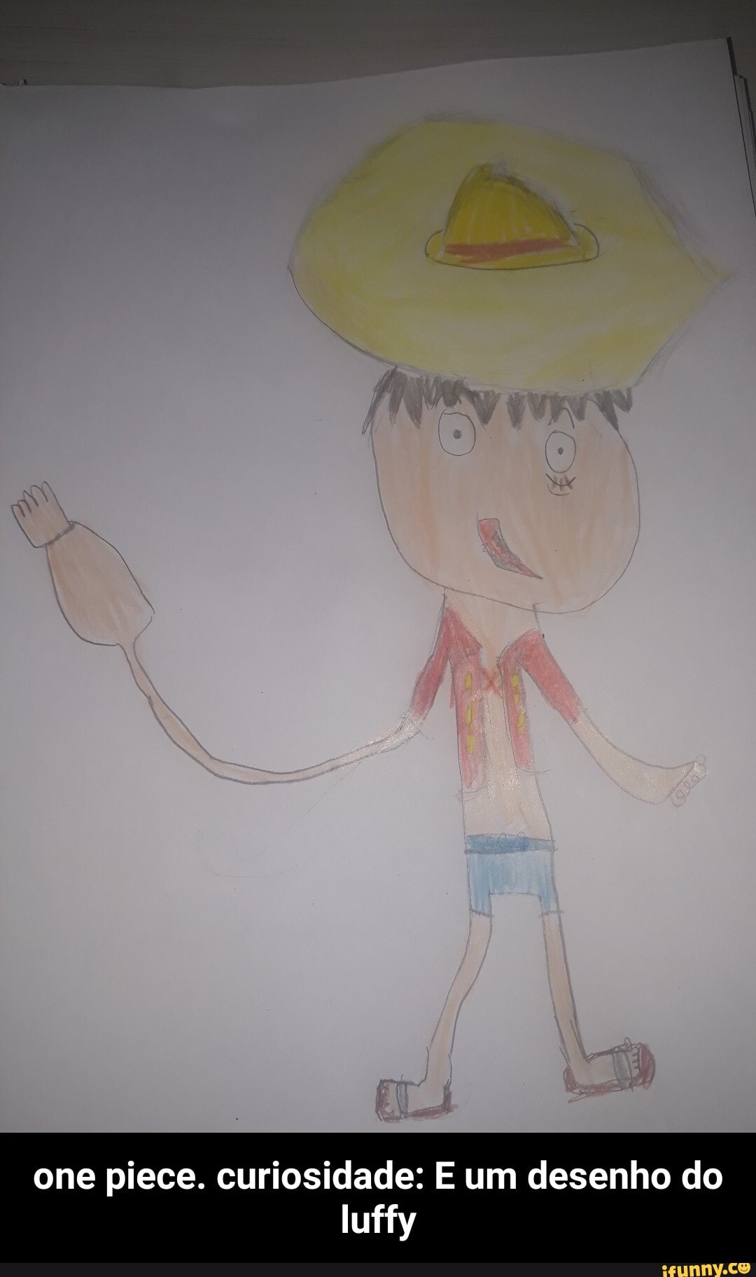 One piece. curiosidade: E um desenho do luffy - one piece. curiosidade: E  um desenho do luffy - iFunny Brazil