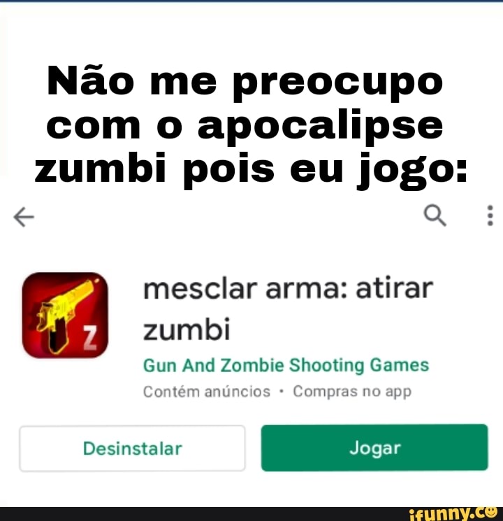 Apocalipse de Armas Zumbi - Jogo Gratuito Online