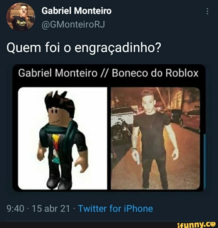 Rosto do boneco do roblox