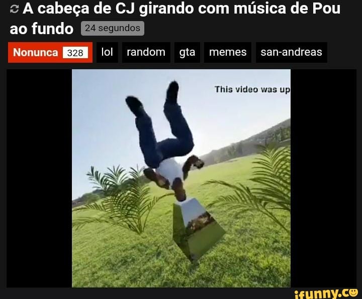 meme da música do pou