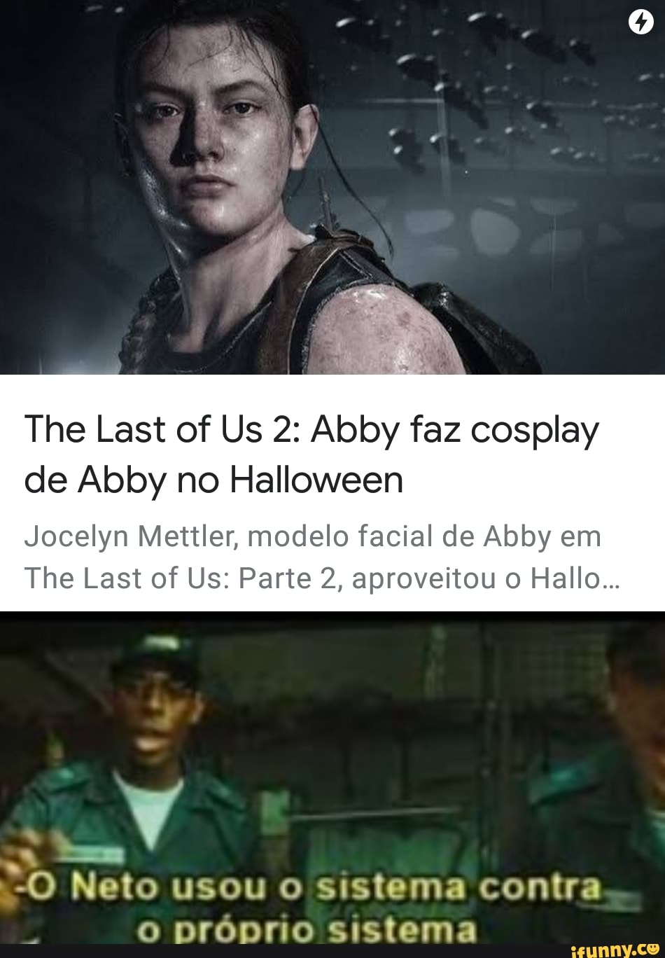 Abby em The Last of Us 2 se veste para o Halloween como Abby