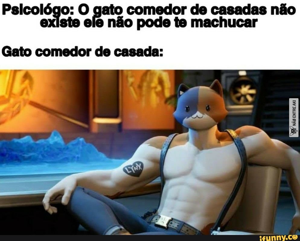 Dm = O gato comedor de casadas não existe ele não pode te machucar Gato comedor  de casada: - iFunny Brazil