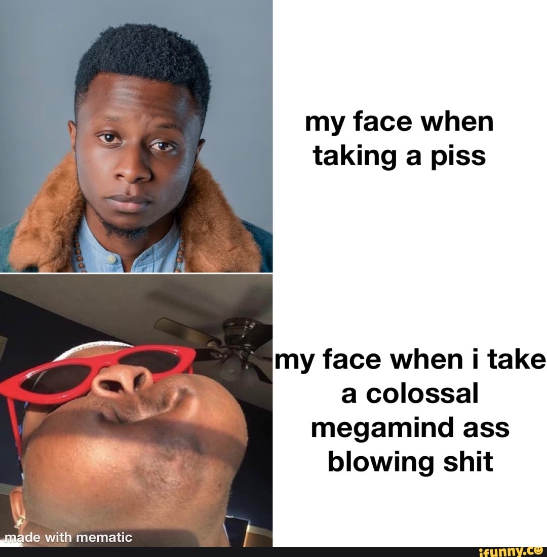 taking a shit face meme
