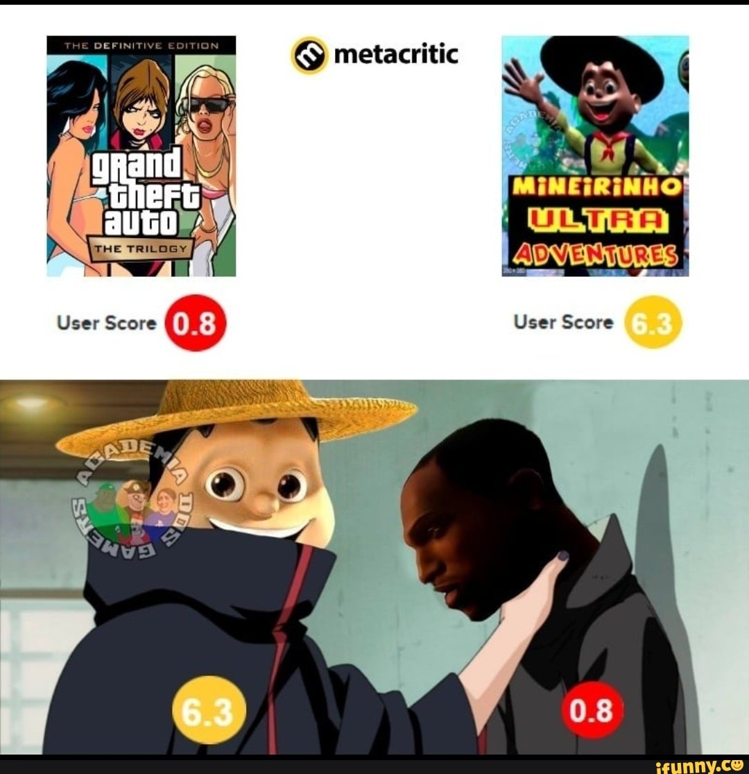 Este jogo é melhor que o GTA San Andreas segundo o Metacritic?