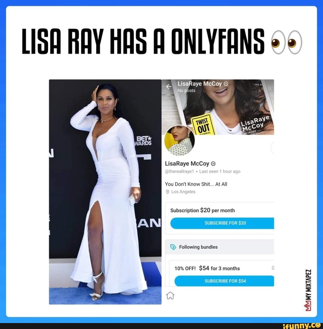 LISA RAY HAS A ONLYFANS LisaRaye McCoy @ LisaRaye McCoy soon You Don't Know  Shit... At