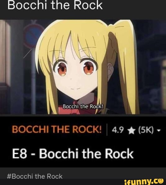 Bocchi Rock chi Rock: fcomIThe Rock - iFunny Brazil