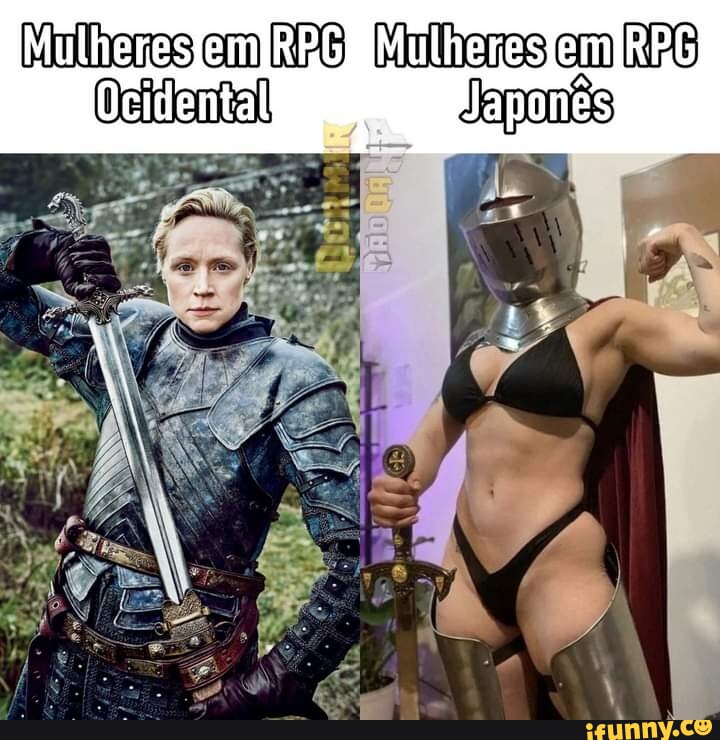 No que se diferenciam os RPGs ocidentais e os RPGs orientais