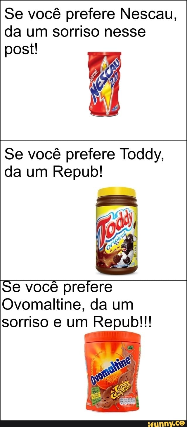 Precisamos aprender que Toddy, Nescau e Ovomaltine são açúcar (e