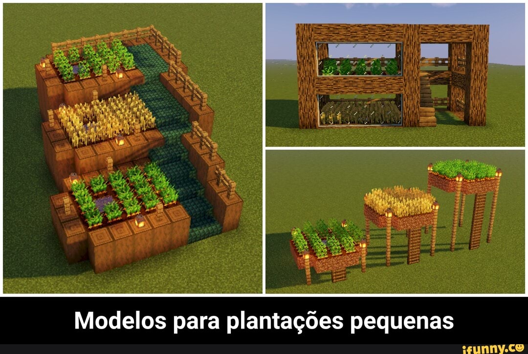 DECORAÇÃO PARA SUA PLANTAÇÃO NO MINECRAFT + EXTRA